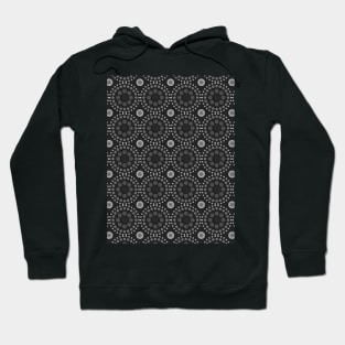 Black and white seamless pattern Hoodie